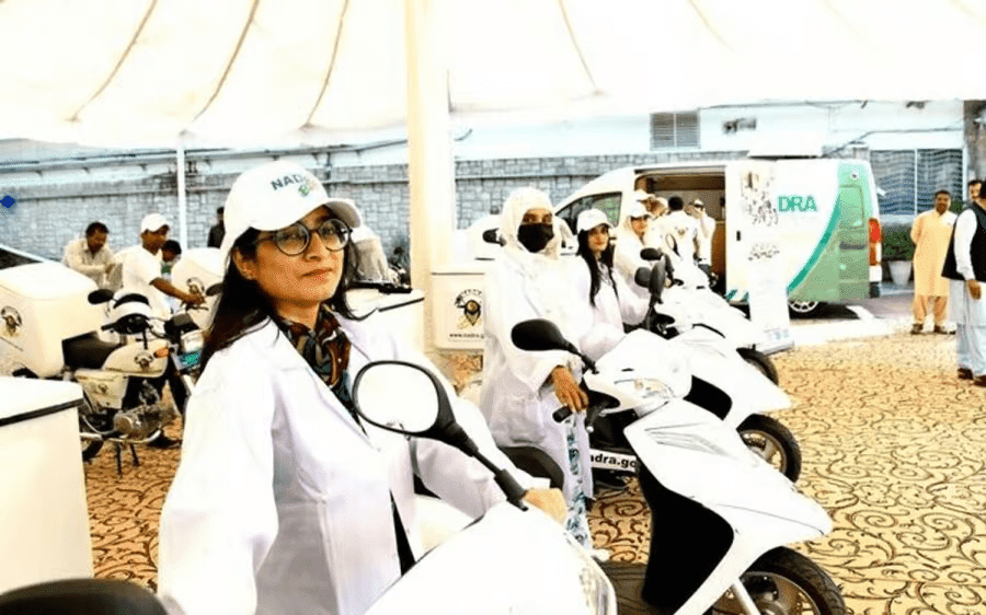 NADRA Launches Biker Service