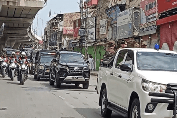 Police Flag March in Rawalpindi