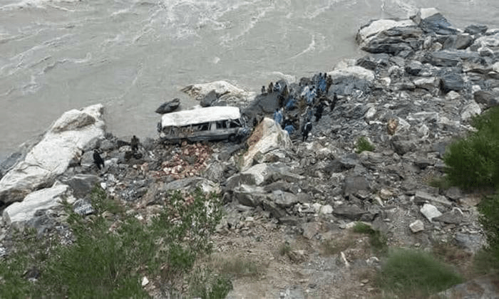 26 Killed as Wedding Bus Plunges into River in Astore