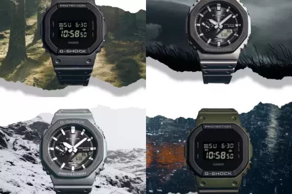 Casio G-SHOCK Urban Utility series eco-friendly watches