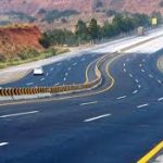 Authorities enforcing vehicle safety standards on the motorway.